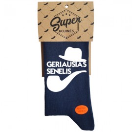 Kojinės Geriausias senelis (pakabinama pakuotė)