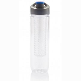 Gertuvė XD COLLECTION, 800ml, su infuzoriumi, skaidrus tritano plastikas, su mėlynos sp. Dangteliu