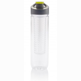 Gertuvė XD COLLECTION, 800ml, su infuzoriumi, skaidrus tritano plastikas, su žalios sp. Dangteliu