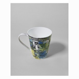 Puodelis, plonojo k. perceliano, su ąsele (414 ml) 