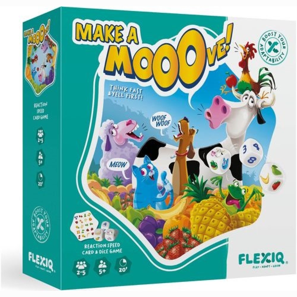 FLEXIQ Stalo žaidimas „Make A Mooove“