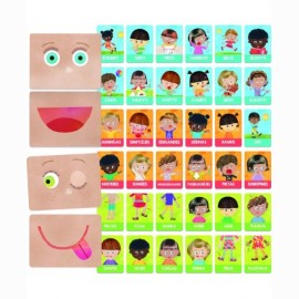 Headu lavinamasis žaidimas Flashcards Emotions and Actions Montessori LT