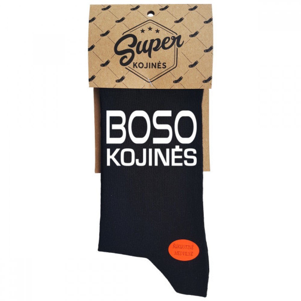 Kojinės BOSO (pakabinama pakuotė)