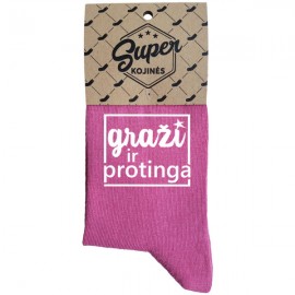 Moteriškos kojinės Protinga ir graži