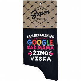Moteriškos kojinės Mama žino viską