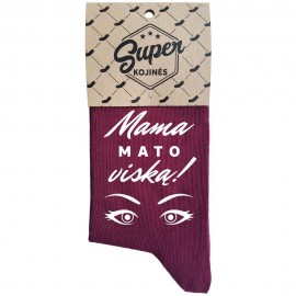 Moteriškos kojinės Mama mato viską