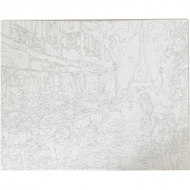 Tapyba pagal skaičius 40x50x1,5  PEIZAŽAS 89681