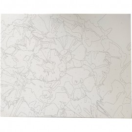 Tapyba pagal skaičius 40x50x1,5 GĖLĖS 89687