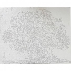 Tapyba pagal skaičius 40x50x1,5 GĖLĖS 89653