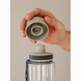 Plain Grey plastikinė gertuvė, be BPA, 600 ml