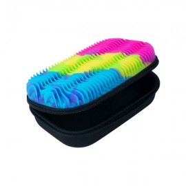Penalas-pieštukinė ZIPIT Wavey Silicone Storage Box, neoninė