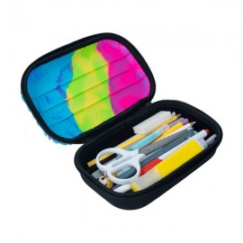 Penalas-pieštukinė ZIPIT Wavey Silicone Storage Box, neoninė