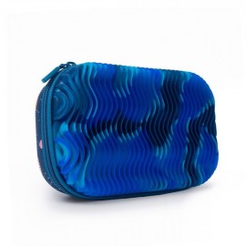Penalas-pieštukinė ZIPIT Wavey Silicone Storage Box, mėlyna