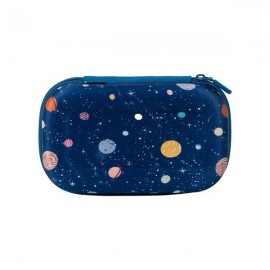 Penalas-pieštukinė ZIPIT Wavey Silicone Storage Box, mėlyna