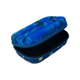Penalas-pieštukinė ZIPIT Wavey Silicone Storage Box, mėlyna