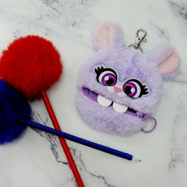 Pakabukas - Piniginė, Mini Plush Key Chain, zuikis