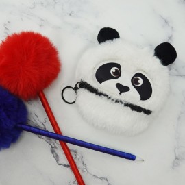 Pakabukas - Piniginė, Mini Plush Key Chain, panda