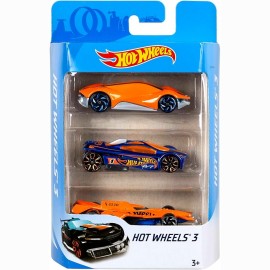Trijų Hot Wheels automodelių rinkinys