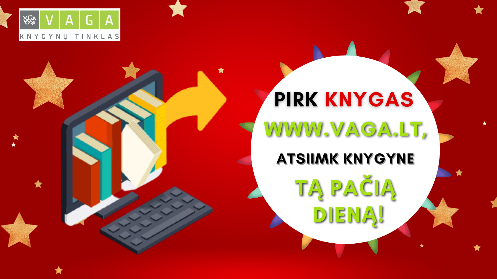 Knygas atsiimkite jau po valandos!