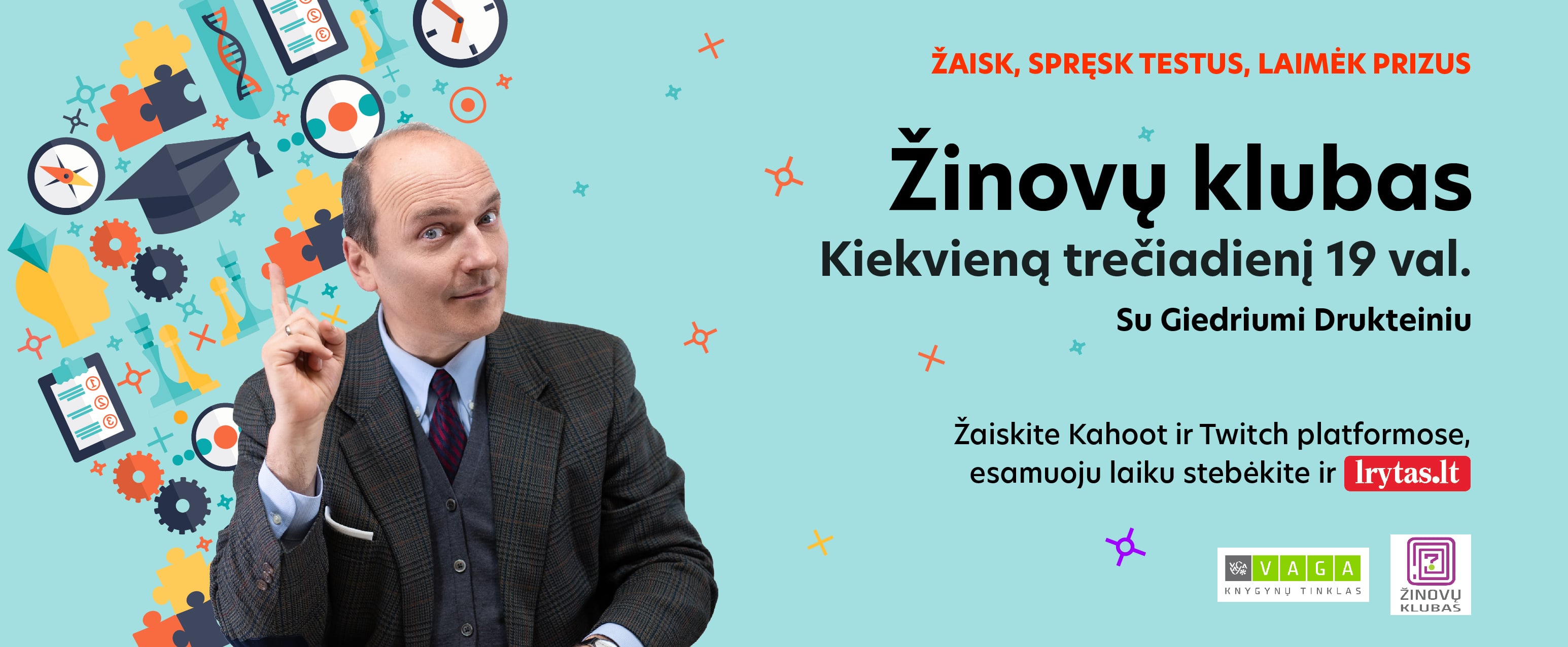 Intelektinis žaidimas ŽINOVŲ KLUBAS! | 2022-ųjų metų žiemos sezonas
