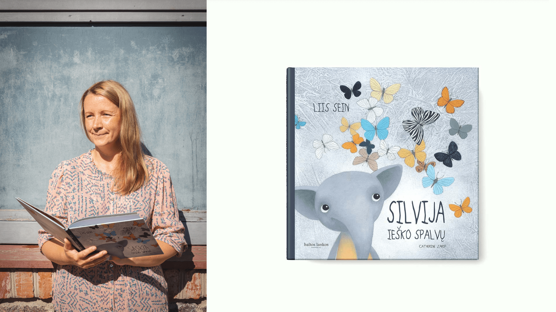 Knygelių vaikams autorė Liis Sein apie „Silvija ieško spalvų“