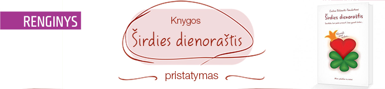 Knygos „Širdies dienoraštis“ pristatymas