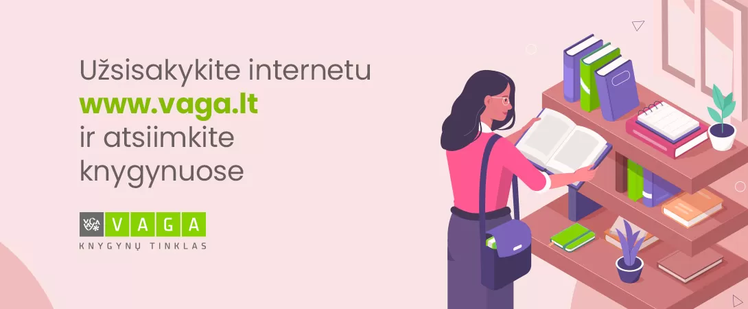 Užsisakykite internetu, mokėkite knygyne!