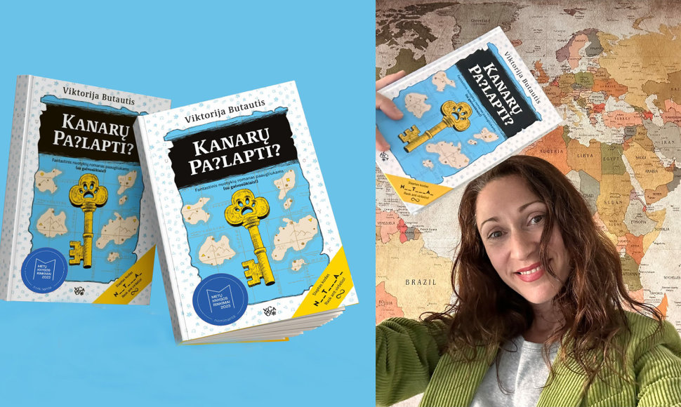 2023-ųjų Metų knyga paauglių kategorijoje – Viktorijos Butautis „Kanarų paslaptis“